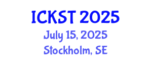 International Conference on Knowledge and Smart Technology (ICKST) July 15, 2025 - Stockholm, Sweden