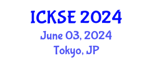 International Conference on Knowledge and Software Engineering (ICKSE) June 03, 2024 - Tokyo, Japan
