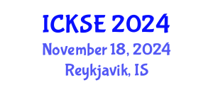 International Conference on Knowledge and Software Engineering (ICKSE) November 18, 2024 - Reykjavik, Iceland