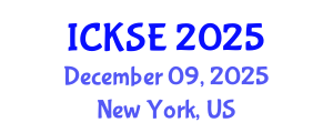 International Conference on Knowledge and Software Engineering (ICKSE) December 09, 2025 - New York, United States