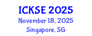 International Conference on Knowledge and Software Engineering (ICKSE) November 18, 2025 - Singapore, Singapore