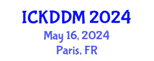 International Conference on Knowledge Discovery and Data Mining (ICKDDM) May 16, 2024 - Paris, France