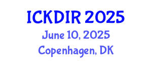 International Conference on Knowledge Discovery and Information Retrieval (ICKDIR) June 10, 2025 - Copenhagen, Denmark