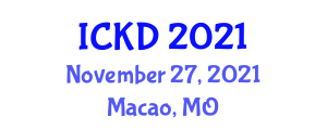 International Conference on Knowledge Discovery (ICKD) November 27, 2021 - Macao, Macao