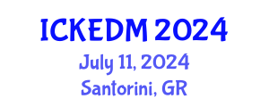 International Conference on Knowledge Engineering and Data Mining (ICKEDM) July 11, 2024 - Santorini, Greece