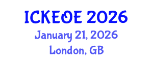 International Conference on Knowledge Engineering and Ontological Engineering (ICKEOE) January 21, 2026 - London, United Kingdom