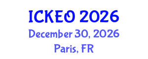 International Conference on Knowledge Engineering and Ontology (ICKEO) December 30, 2026 - Paris, France International Conference on Knowledge Engineering and Ontology (ICKEO) December 30, 2026 - Paris, France