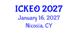 International Conference on Knowledge Engineering and Ontology (ICKEO) January 16, 2027 - Nicosia, Cyprus International Conference on Knowledge Engineering and Ontology (ICKEO) January 16, 2027 - Nicosia, Cyprus
