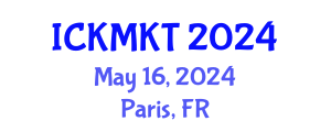International Conference on Knowledge Management and Knowledge Technologies (ICKMKT) May 16, 2024 - Paris, France