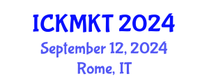 International Conference on Knowledge Management and Knowledge Technologies (ICKMKT) September 12, 2024 - Rome, Italy