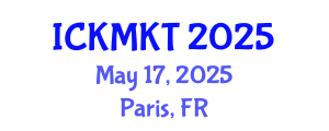International Conference on Knowledge Management and Knowledge Technologies (ICKMKT) May 17, 2025 - Paris, France