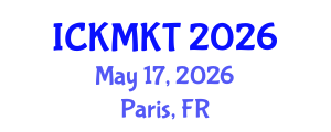 International Conference on Knowledge Management and Knowledge Technologies (ICKMKT) May 17, 2026 - Paris, France