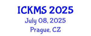 International Conference on Knowledge Management Studies (ICKMS) July 08, 2025 - Prague, Czechia