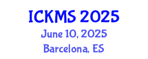 International Conference on Knowledge Management Systems (ICKMS) June 10, 2025 - Barcelona, Spain