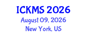 International Conference on Knowledge Management Systems (ICKMS) August 09, 2026 - New York, United States