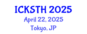 International Conference on Knowledge, Service, Tourism and Hospitality (ICKSTH) April 22, 2025 - Tokyo, Japan
