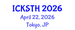 International Conference on Knowledge, Service, Tourism and Hospitality (ICKSTH) April 22, 2026 - Tokyo, Japan