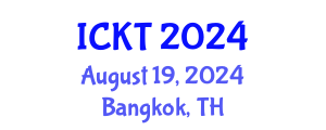 International Conference on Knowledge Transfer (ICKT) August 19, 2024 - Bangkok, Thailand