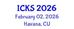 International Conference on Korean Studies (ICKS) February 02, 2026 - Havana, Cuba International Conference on Korean Studies (ICKS) February 02, 2026 - Havana, Cuba