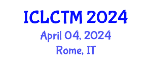 International Conference on Lab-on-a-Chip Technologies and Microfluidics (ICLCTM) April 04, 2024 - Rome, Italy