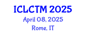 International Conference on Lab-on-a-Chip Technologies and Microfluidics (ICLCTM) April 08, 2025 - Rome, Italy