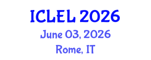 International Conference on Labor and Employment Law (ICLEL) June 03, 2026 - Rome, Italy