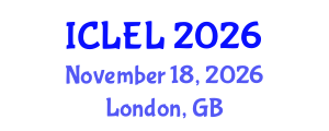 International Conference on Labor and Employment Law (ICLEL) November 18, 2026 - London, United Kingdom