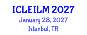 International Conference on Labor Economics and Internal Labor Market (ICLEILM) January 28, 2027 - Istanbul, Turkey International Conference on Labor Economics and Internal Labor Market (ICLEILM) January 28, 2027 - Istanbul, Turkey