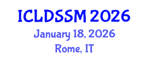 International Conference on Land Degradation and Sustainable Soil Management (ICLDSSM) January 18, 2026 - Rome, Italy