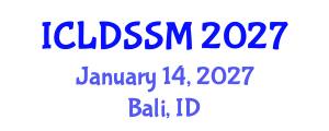 International Conference on Land Degradation and Sustainable Soil Management (ICLDSSM) January 14, 2027 - Bali, Indonesia International Conference on Land Degradation and Sustainable Soil Management (ICLDSSM) January 14, 2027 - Bali, Indonesia