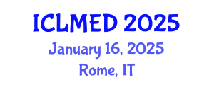 International Conference on Land Management and Economic Development (ICLMED) January 16, 2025 - Rome, Italy