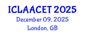 International Conference on Landscape Architecture and Advanced Civil Engineering Technologies (ICLAACET) December 09, 2025 - London, United Kingdom