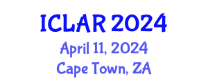 International Conference on Landscape Architecture Research (ICLAR) April 11, 2024 - Cape Town, South Africa