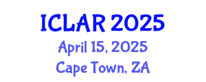 International Conference on Landscape Architecture Research (ICLAR) April 15, 2025 - Cape Town, South Africa