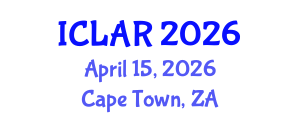 International Conference on Landscape Architecture Research (ICLAR) April 15, 2026 - Cape Town, South Africa