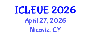 International Conference on Landscape Ecology and Urban Ecology (ICLEUE) April 27, 2026 - Nicosia, Cyprus International Conference on Landscape Ecology and Urban Ecology (ICLEUE) April 27, 2026 - Nicosia, Cyprus