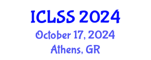 International Conference on Landslides and Slope Stability (ICLSS) October 17, 2024 - Athens, Greece
