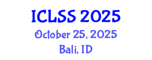 International Conference on Landslides and Slope Stability (ICLSS) October 25, 2025 - Bali, Indonesia