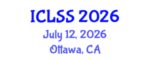 International Conference on Landslides and Slope Stability (ICLSS) July 12, 2026 - Ottawa, Canada