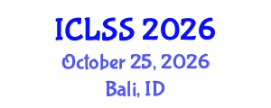 International Conference on Landslides and Slope Stability (ICLSS) October 25, 2026 - Bali, Indonesia