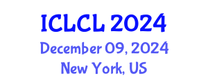 International Conference on Language and Corpus Linguistics (ICLCL) December 09, 2024 - New York, United States