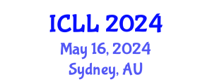International Conference on Language and Literature (ICLL) May 16, 2024 - Sydney, Australia