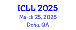 International Conference on Language and Literature (ICLL) March 25, 2025 - Doha, Qatar