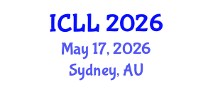 International Conference on Language and Literature (ICLL) May 17, 2026 - Sydney, Australia