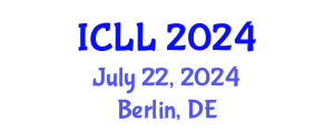 International Conference on Language Learning (ICLL) July 22, 2024 - Berlin, Germany