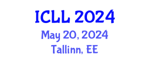 International Conference on Language Learning (ICLL) May 20, 2024 - Tallinn, Estonia