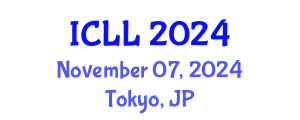International Conference on Language Learning (ICLL) November 07, 2024 - Tokyo, Japan
