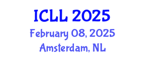 International Conference on Language Learning (ICLL) February 08, 2025 - Amsterdam, Netherlands