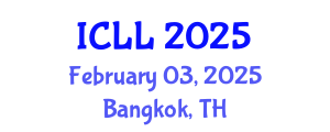 International Conference on Language Learning (ICLL) February 03, 2025 - Bangkok, Thailand