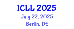 International Conference on Language Learning (ICLL) July 22, 2025 - Berlin, Germany